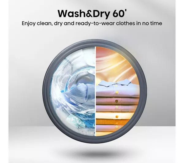 HISENSE 3S Series WD3S8043BW3 WiFi-enabled 8 kg Washer Dryer - White