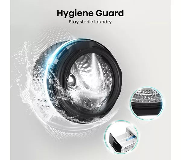HISENSE 3S Series WD3S8043BW3 WiFi-enabled 8 kg Washer Dryer - White