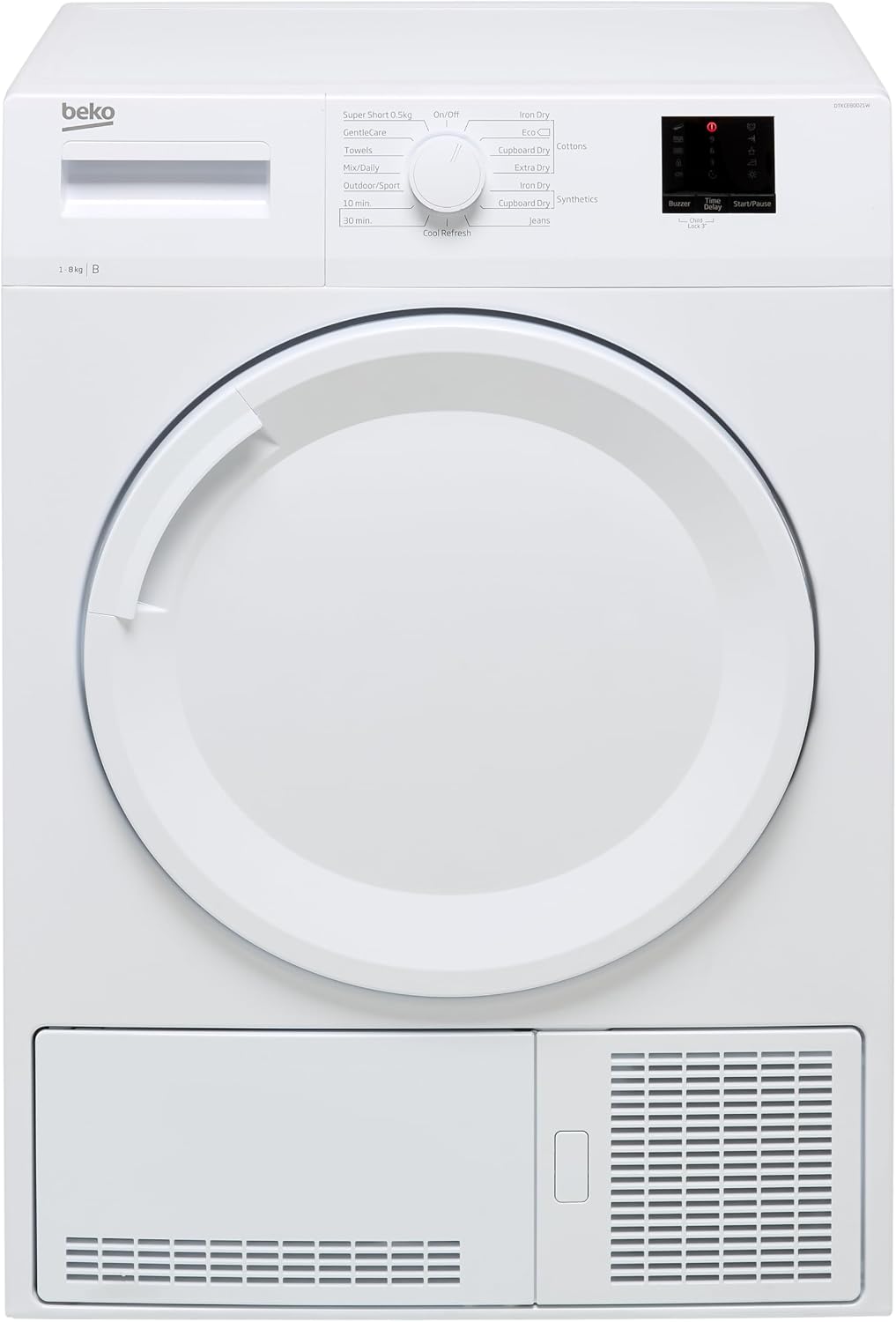 BEKO DTKCE80021W 8 kg Condenser Tumble Dryer - White