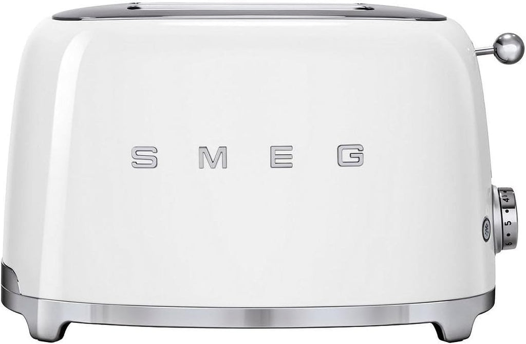 Smeg TSF01WHUK 50's Style Retro 2 Slice Toaster - White