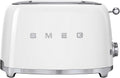 Smeg TSF01WHUK 50's Style Retro 2 Slice Toaster - White