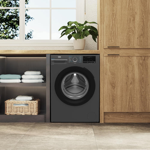 Beko 8 Kg Front Loading Washing Machine, 1400 RPM, 15 Programmes, LED Display